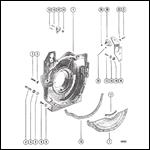 Flywheel Housing Assembly (INBOARD)