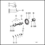 CRANKSHAFT AND PISTONS