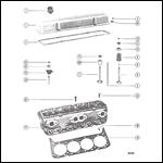 ROCKER COVER AND CYLINDER HEAD