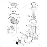 Driveshaft Housing and Exhaust Tube