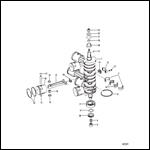 CRANKSHAFT, PISTONS AND CONNECTING RODS