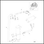 Transmission Oil Lines With Drop Box Cold Water Cooler