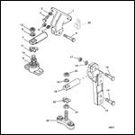 TRANSMISSION AND ENGINE MOUNTING (BORG WARNER 5000)