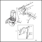 HYDRAULIC PUMP AND BRACKET