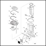 Driveshaft Housing and Exhaust Tube