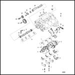 Cylinder Block Camshaft, Crankshaft and Balanceshaft