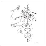 Carburetor (9.9 Hp Model) (1300-F714061)