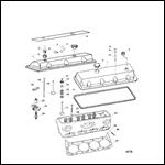 CYLINDER HEAD AND ROCKER COVER (SN 0F615830 AND UP)