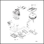 THROTTLE LINKAGE (ALPHA ENGINES)