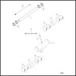 Exhaust Tube QSC, Design-II, Center, 6 Inch