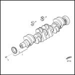 Cylinder block-Crankshaft and Main Bearings