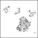 Injection Pump-Cable Brackets