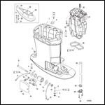 DRIVESHAFT HOUSING & EXHAUST TUBE