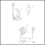 POWER TRIM MOTOR (REMOVABLE PUMP HOUSING)