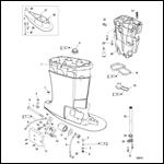 Driveshaft Housing and Exhaust Tube