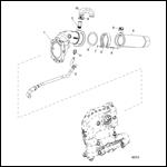 Tailpipe and Exhaust Hoses 4 Inch V-Drive (2A530418 and Up)