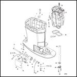 Drivehshaft Housing and Exhaust Tube