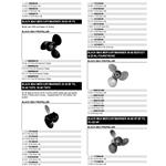 Quicksilver Propeller Application Charts  P767
