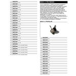 Mercury Racing Propeller Charts P783