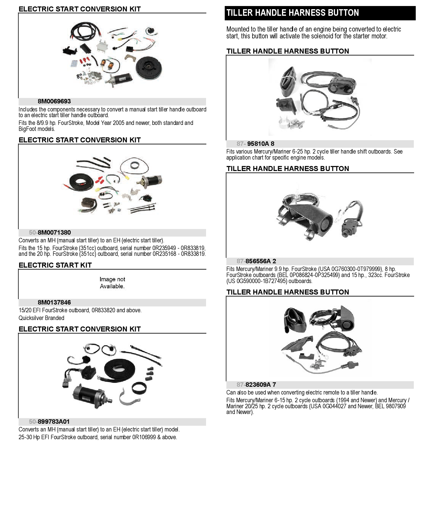 KIT,CONV ELECTRIC START