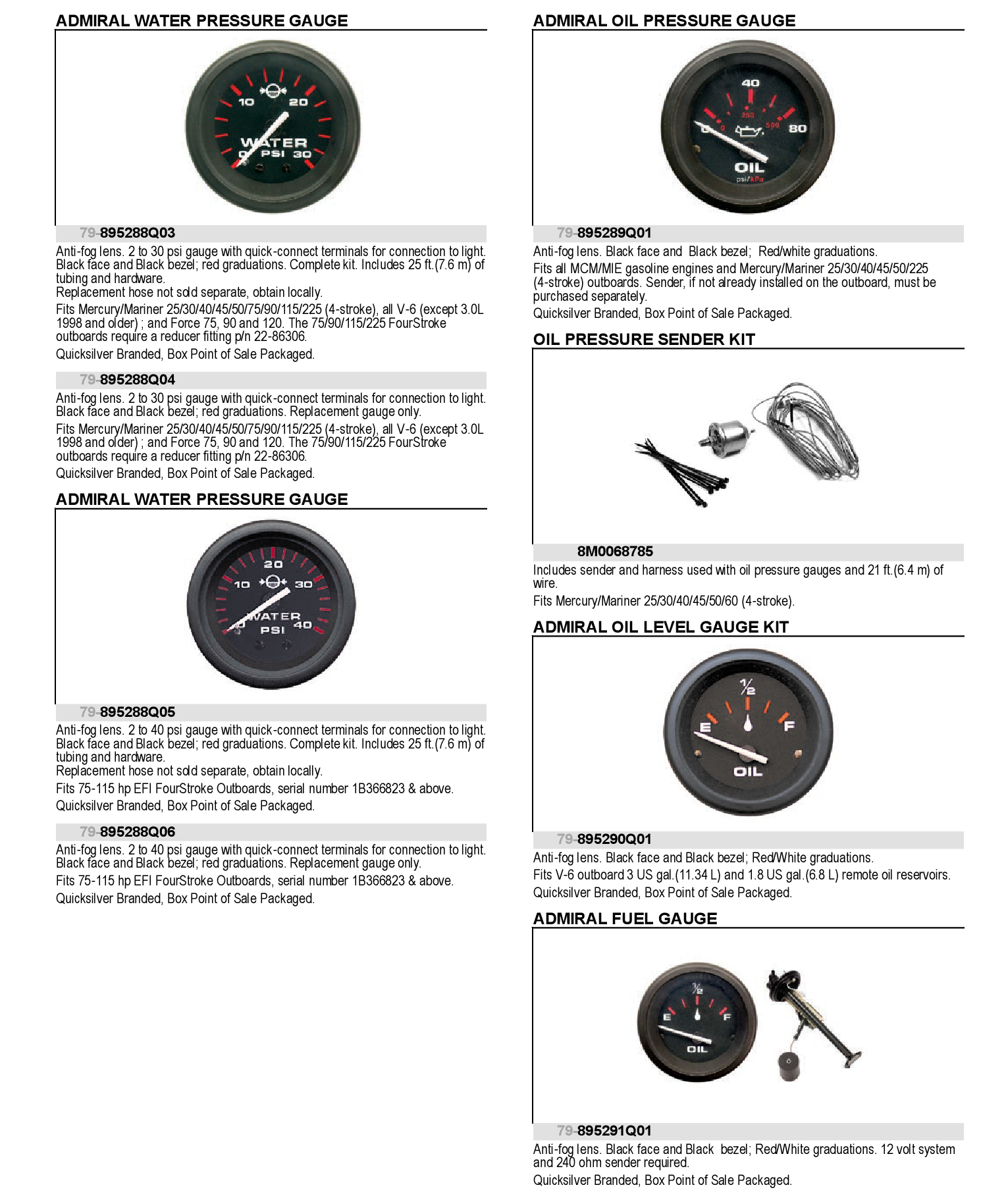 ADPT KIT-OIL PRES ADAPTOR