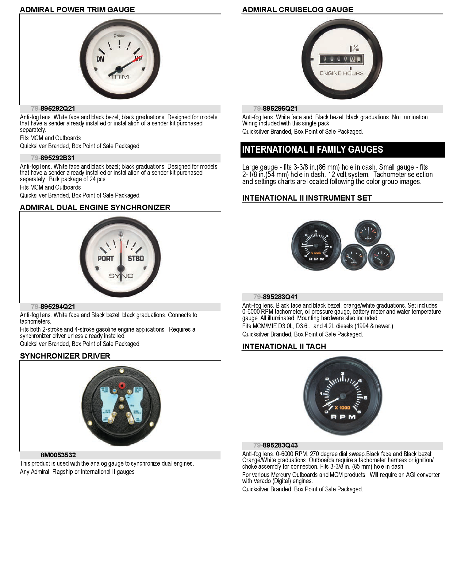 GAUGE-PWRTRM BULK