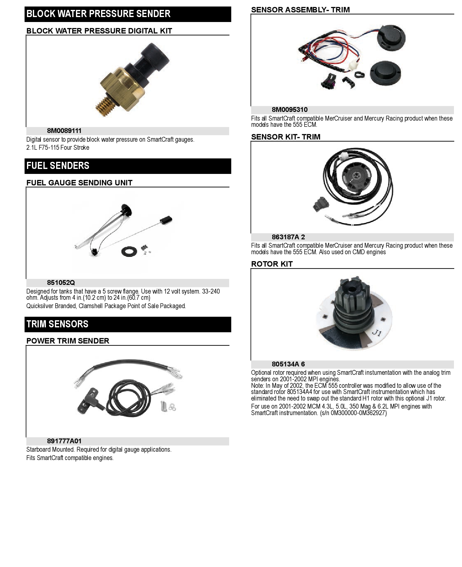 SENDER ASSY-TRIM