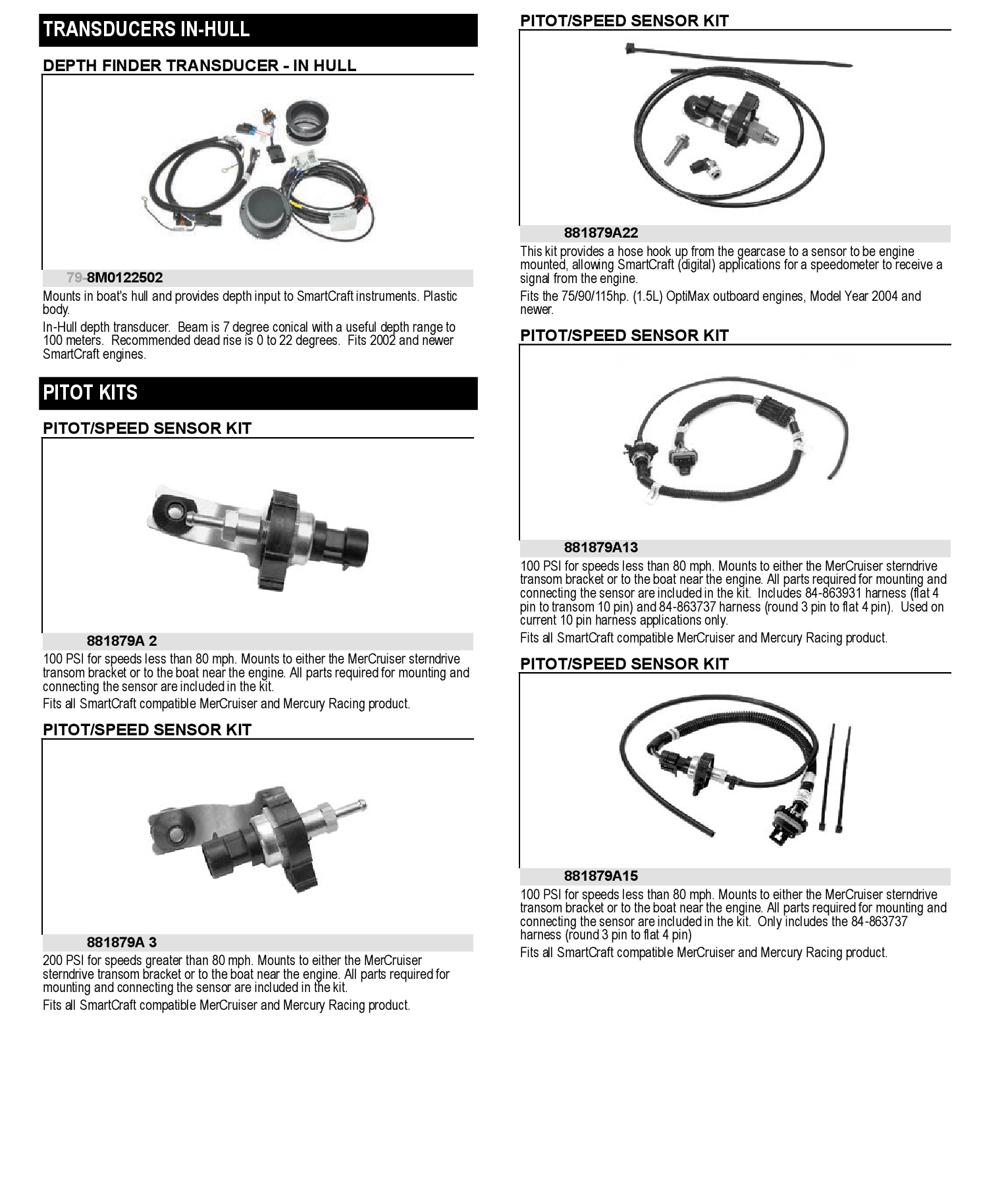 PITOT KIT