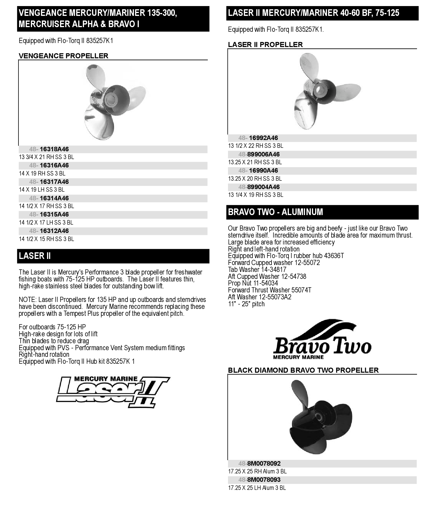 VENGEANCE 14 X 19 RH SS 3 BL