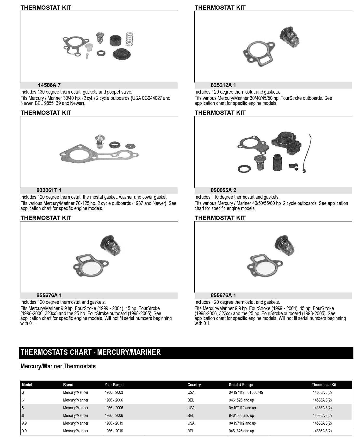 THERMOSTAT KIT SS