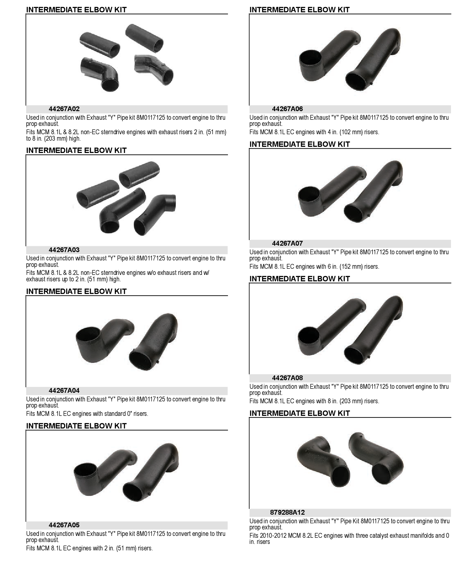 ELBOW KIT 4IN