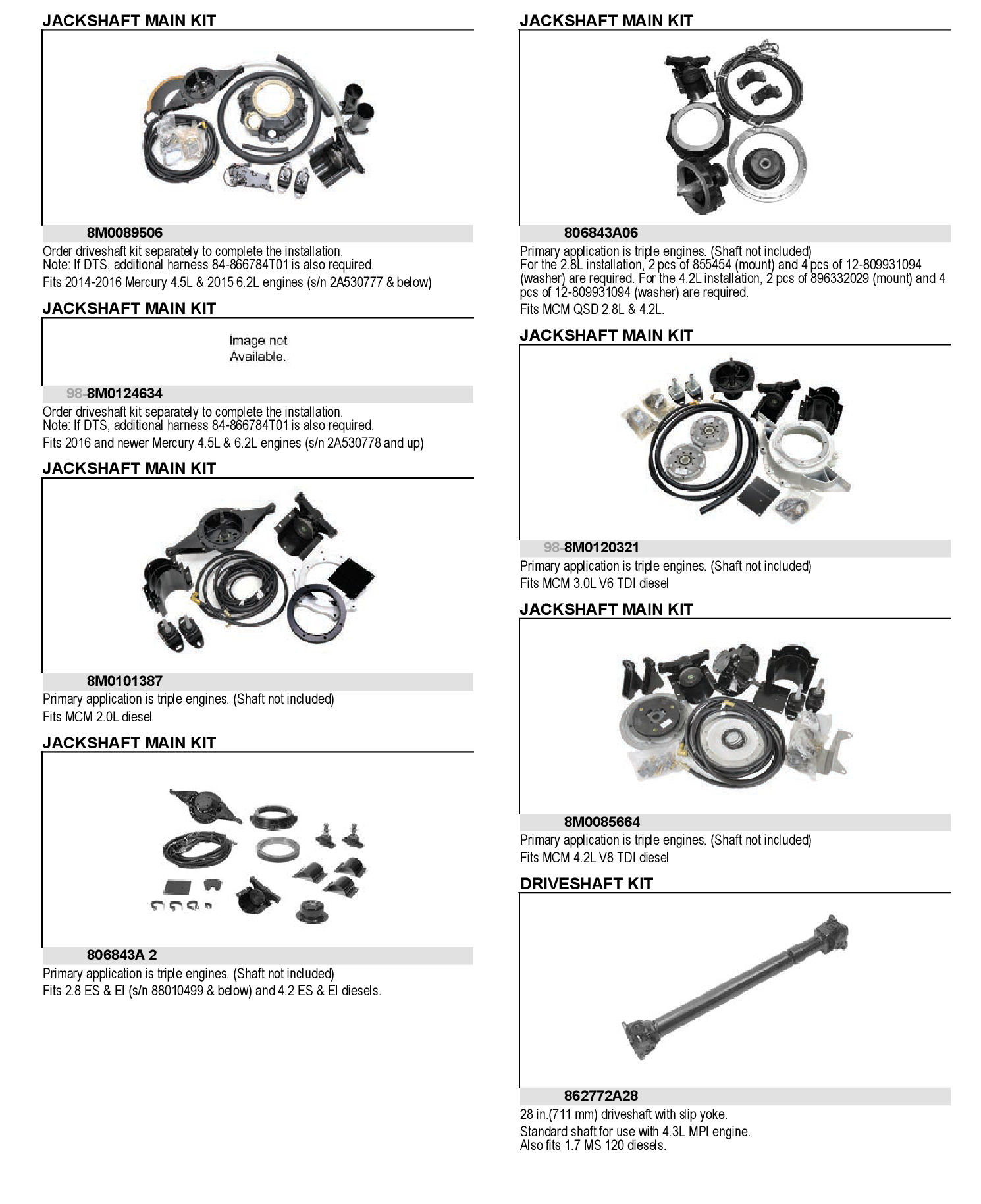 JACKSHAFT KIT