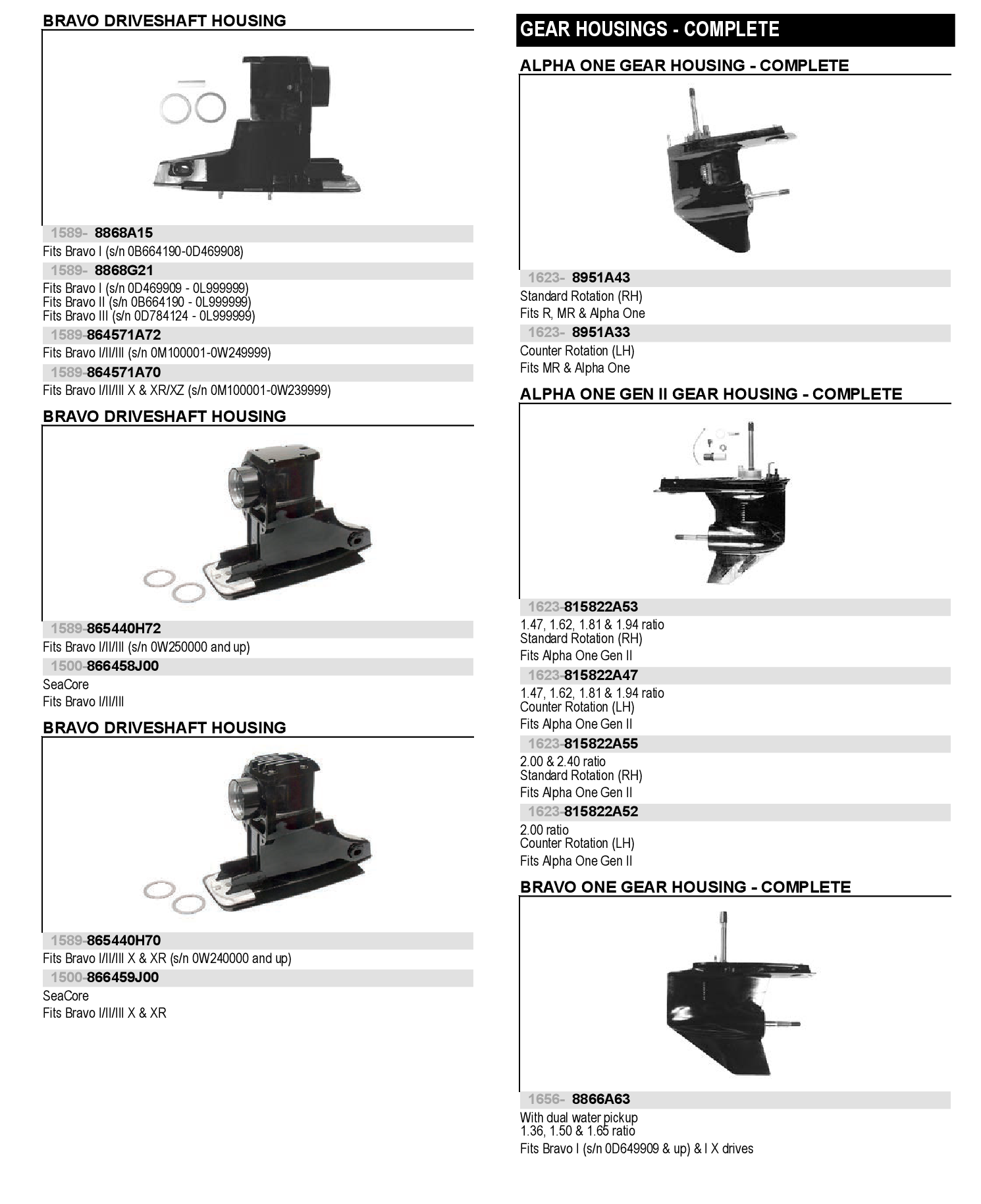 GEAR HOUSING ASSY