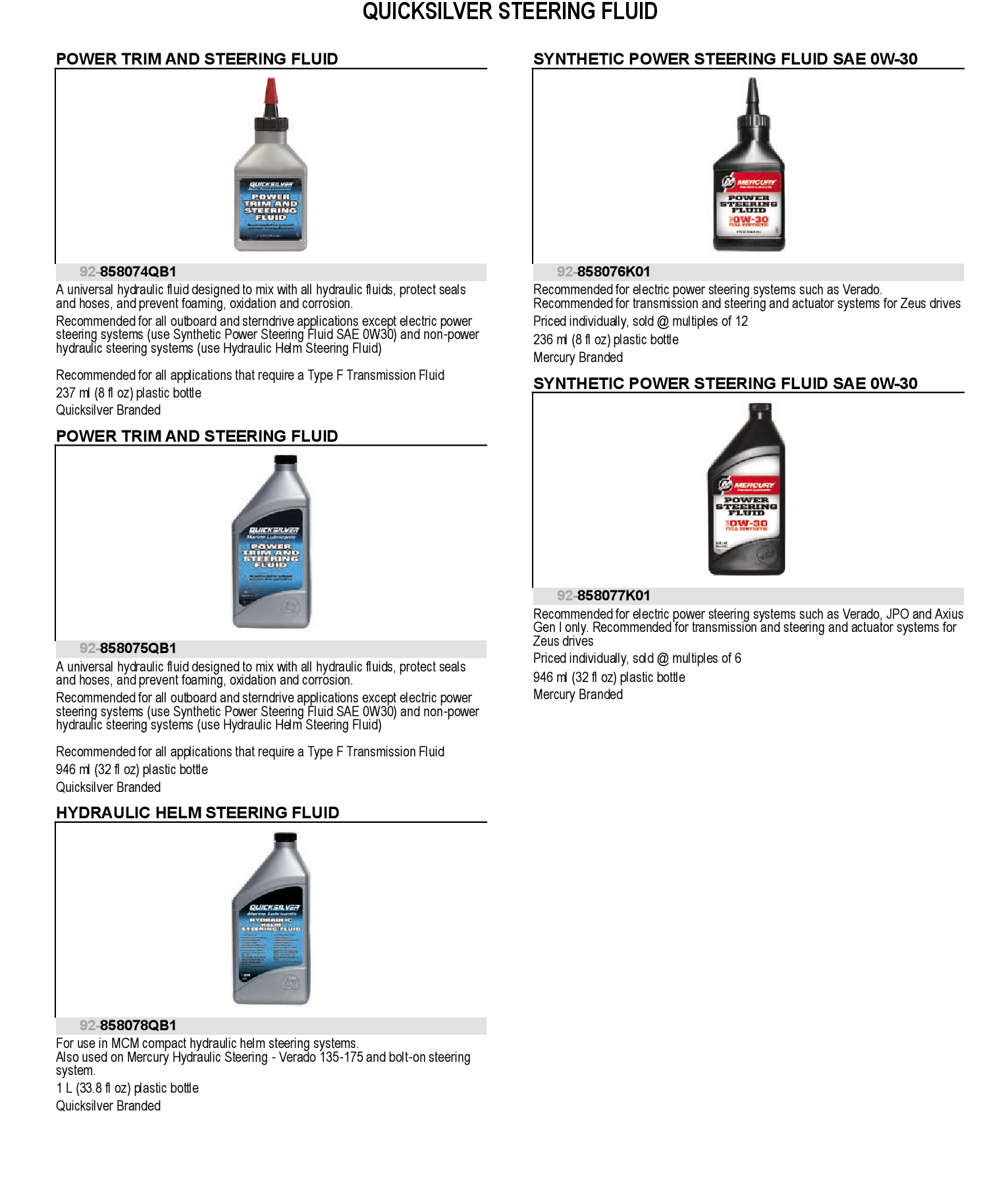 SYNTH POWER ST FLUID 320Z