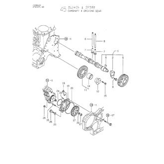 FIG 45. CAMSHAFT & DRIVING GEAR