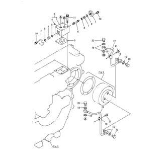 FIG 15. LUB. OIL SWITCH VALVE & LUB. OIL PIPE