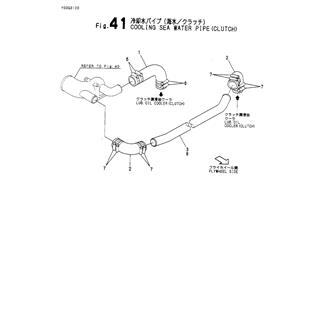 FIG 41. COOLING SEA WATER PIPE(CLUTCH)