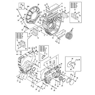 FIG 1. CLUTCH HOUSING(YXH-160/-1S/-2/-2S/-5)