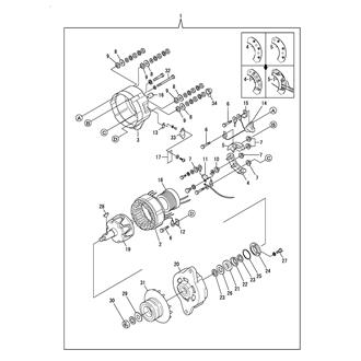 FIG 70. GENERATOR COMPONENT PARTS(1kW)