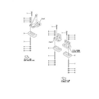 FIG 98. (7B)ENGINE SET PARTS(YXH-160-2, 2S, 4)(STEEL & ALUMINUM VESSEL)