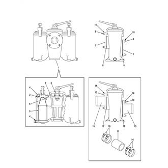 FIG 37. COOLING FILTER(SEA WATER)(DUPLEX)