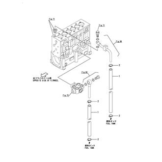 FIG 83. FUEL PIPE(INLET/OUTLET)