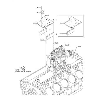 FIG 103. BRACKET(FUEL INJECTION PUMP)(ELECTRONIC GOVERNOR SPEC.)