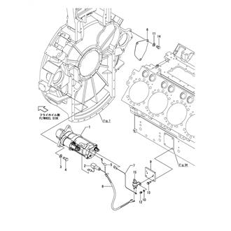 FIG 180. (135A)STARTER MOTOR(EARTH FLOAT TYPE)(FROM E04365)