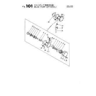 FIG 101. BILGE PUMP (OPTIONAL)