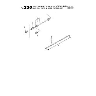 FIG 230. HYD. OIL PIPE & WIRE (OPTIONAL)
