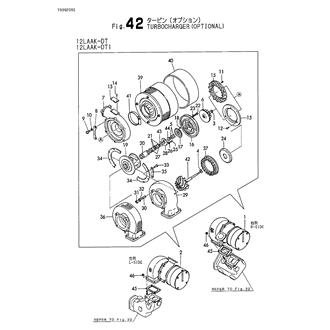 FIG 42. TURBOCHARGER(12LAAK-DT 12LAAK-DT1)(OPTIONAL)