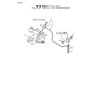 FIG 77. LUB.OIL PIPE(TURBOCHARGER)