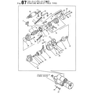 FIG 67. STARTING MOTOR(2-POLE TYPE)