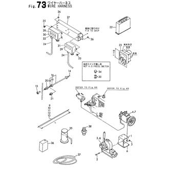 FIG 73. TACHOMETER&REMOTE CONTROL PART(OPTIONAL)